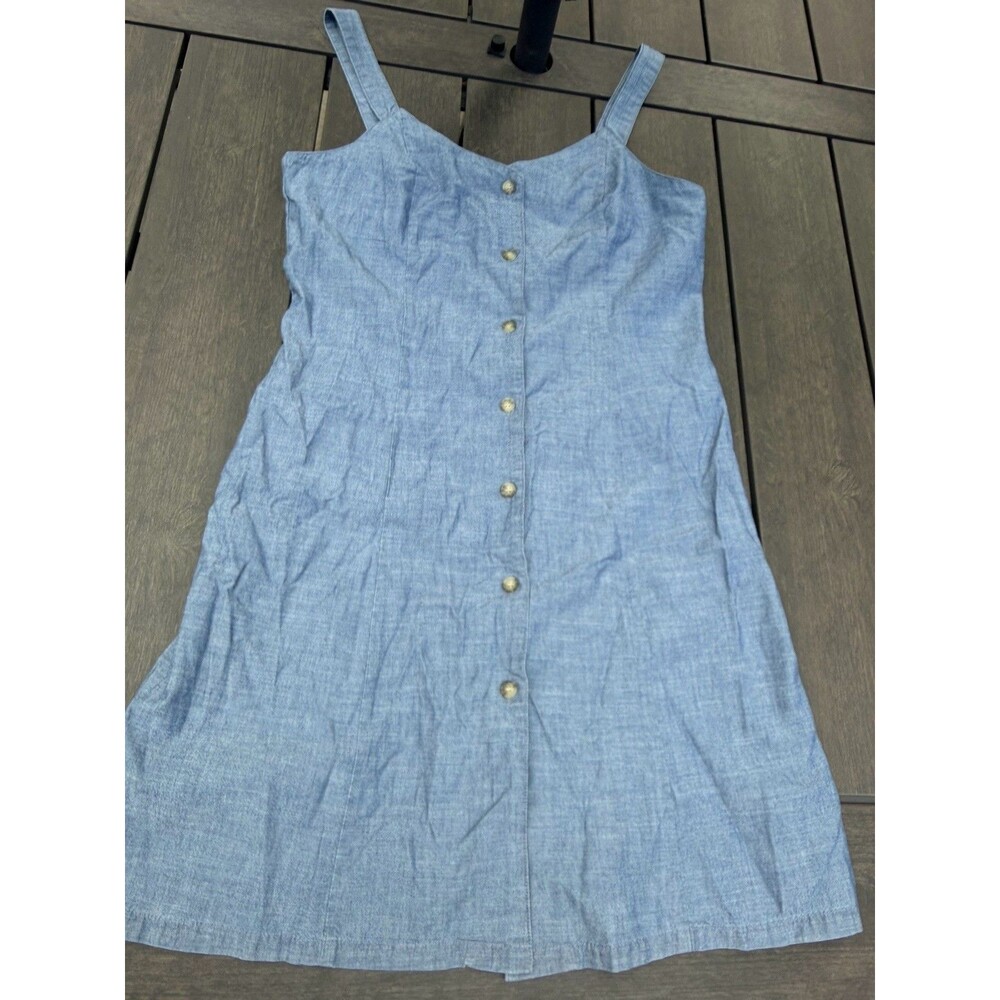 Vero Moda Women's Medium Dress Chambray  Button